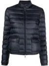 Moncler Lans Down Jacket In Blue