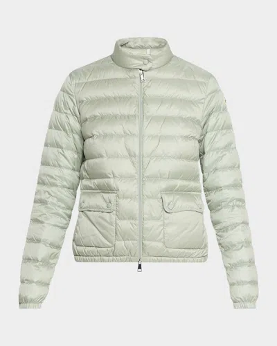 Moncler Lans Short Down Jacket In Gray
