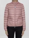 Moncler Lans Short Down Jacket In Pink