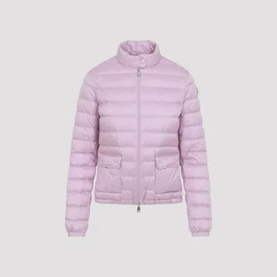 Moncler Lans Short Down Jacket In Purple