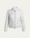 Moncler Lans Short Down Jacket In White