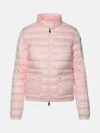 Moncler Lans Quilted Shell Jacket In Pink