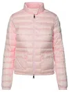 Moncler Lans Quilted Shell Jacket In Pink