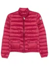 Moncler Lans Sport Jacket Raspberry Log Patch In Multi