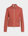 Moncler Lanset Packable Short Down Shirt Jacket In Multi