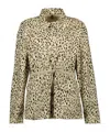 Moncler Saulon Technical Twill Field Jacket In Nude