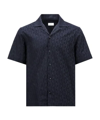 MONCLER MONOGRAM JACQUARD COTTON SHIRT