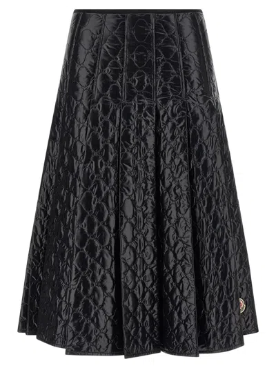 MONCLER MONCLER LAQUÉ NYLON SKIRT