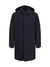 Moncler Larezila Hood Long Parka Jacket In 77d