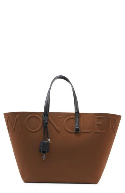 Moncler Large Very Tote In Brown