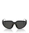 Moncler Laszer Irregular Sunglasses In Black