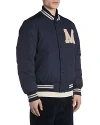 Moncler Lateltin Varsity Jacket In Dark Blue