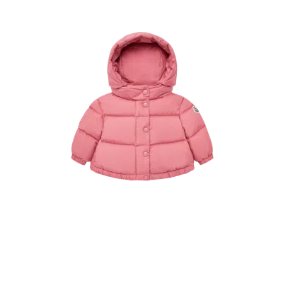 Moncler Kids' Laurie Down Jacket Pink In Pink & Purple