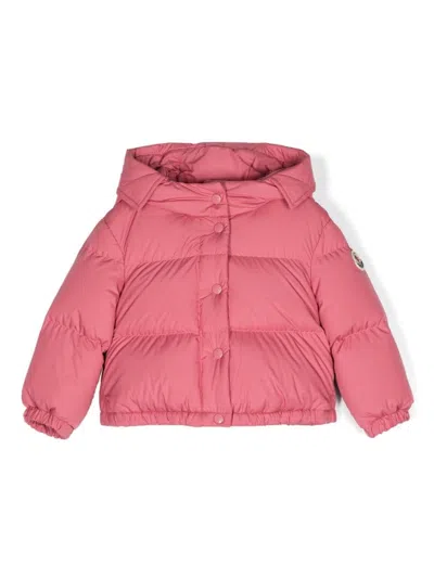 Moncler Kids' Laurie Down Jacket In Pink & Purple