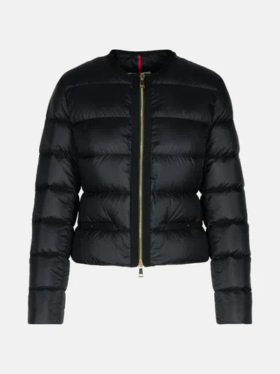 Moncler Laurine Nylon Down Jacket In Black