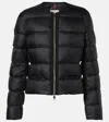 Moncler 'laurine' Black Polyamide Down Jacket In Schwarz