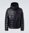 Moncler Men's Lauros Hooded Short Down Jacket In Dark Navy Blue