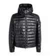 Moncler Down Lauros Puffer Jacket In Blue