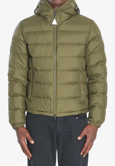 Moncler Laveraet Puffer Jacket In Animal Print
