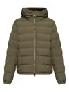 Moncler Laveraet Short Down Jacket In Green