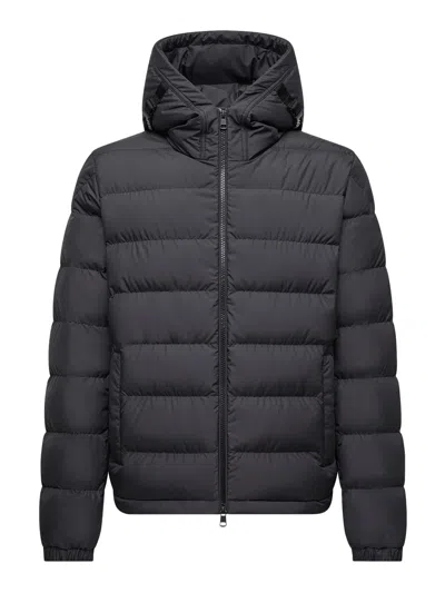 MONCLER LAVERAET SHORT DOWN JACKET WITH HOOD