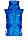 Moncler Lawu Vest In Blue