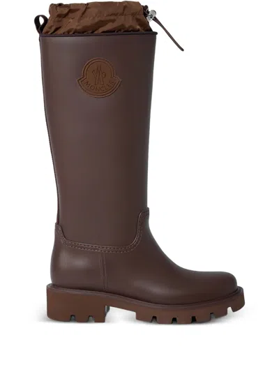 MONCLER LAYERED RAIN BOOTS
