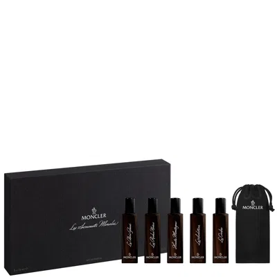 Moncler Le Sommet Set 5 X 15ml Eau De Parfum In White