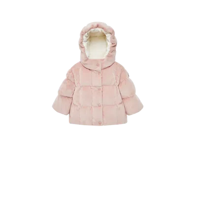 Moncler Kids' Leah Down Jacket Pink