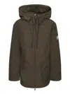 Moncler Leandro Parka In Green