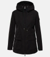 Moncler Leandro Short Parka Coat In Black