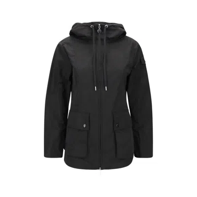 Moncler Leandro Parka Jacket In Black