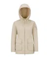 Moncler Vabre Zip-up Jacket In Nude