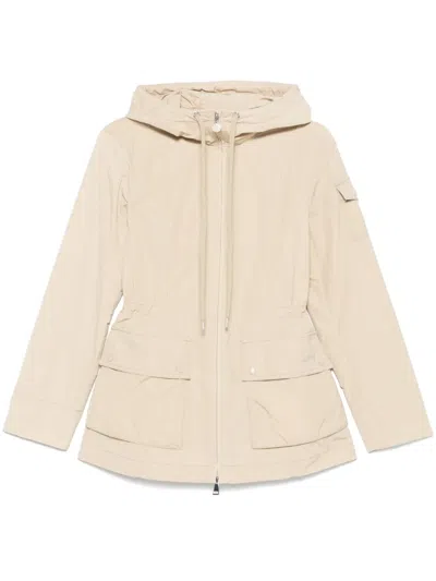 Moncler Women Leandro Short Parka Coat In Multicolor