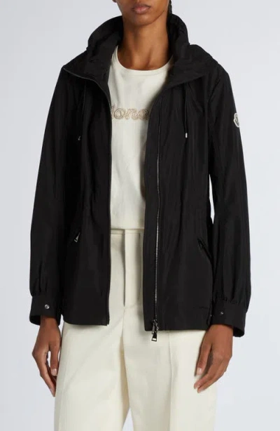 Moncler Leandro Short Parka Jacket In Black | ModeSens