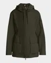 Moncler Leandro Parka In Green