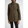 Moncler Leandro Short Parka In Green