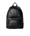 Moncler Leather Backpack In Black