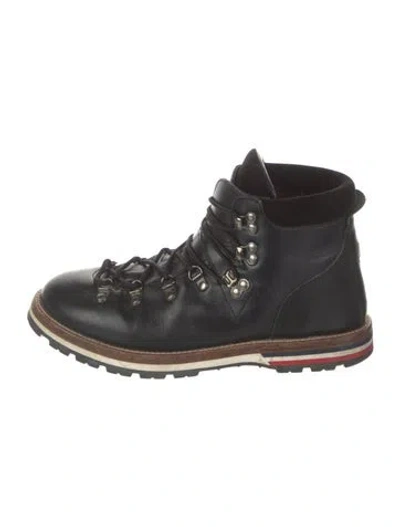 Pre-owned Moncler Leather Hiking Boots In Multi