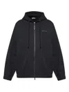 Moncler Long Sleeve Hooded Sweatshirt In Black