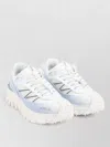 Moncler Trailgrip Sneakers In Technical Fabric And Mesh With Side Lettering Logo In Multi