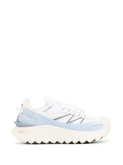 Moncler Trailgrip Sneakers In Technical Fabric And Mesh With Side Lettering Logo In Multi