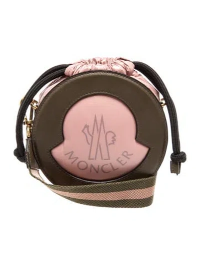 Pre-owned Moncler Leather Minaudière In Brown