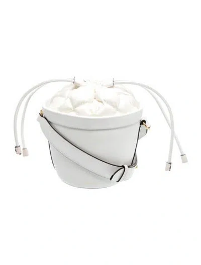 Pre-owned Moncler Leather Seux In White
