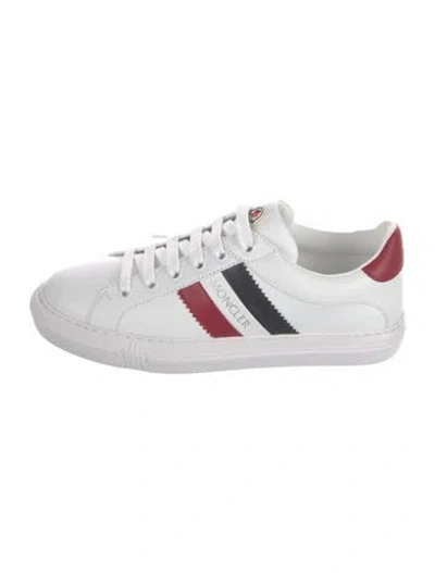 Pre-owned Moncler Leather Sneakers W/ Tags In White