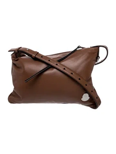 Pre-owned Moncler Leather Vetta In Brown