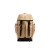 Moncler Leather-trimmed Backpack In Sand