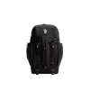 Moncler Leather-trimmed Backpack In Black