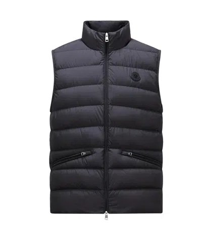 Moncler Lechtal Down Vest In Black