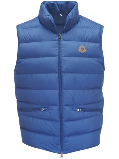 Moncler Lechtal Gilet In Blue